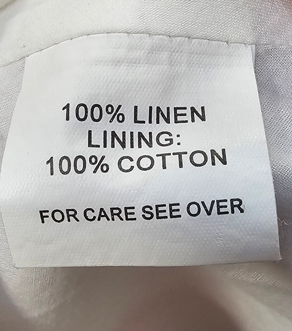Sandra Steiner White 100% Linen Skirt - 20 image 3