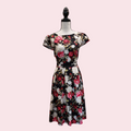 Pagani Floral Capped Shoulder Dress - 14 image 0