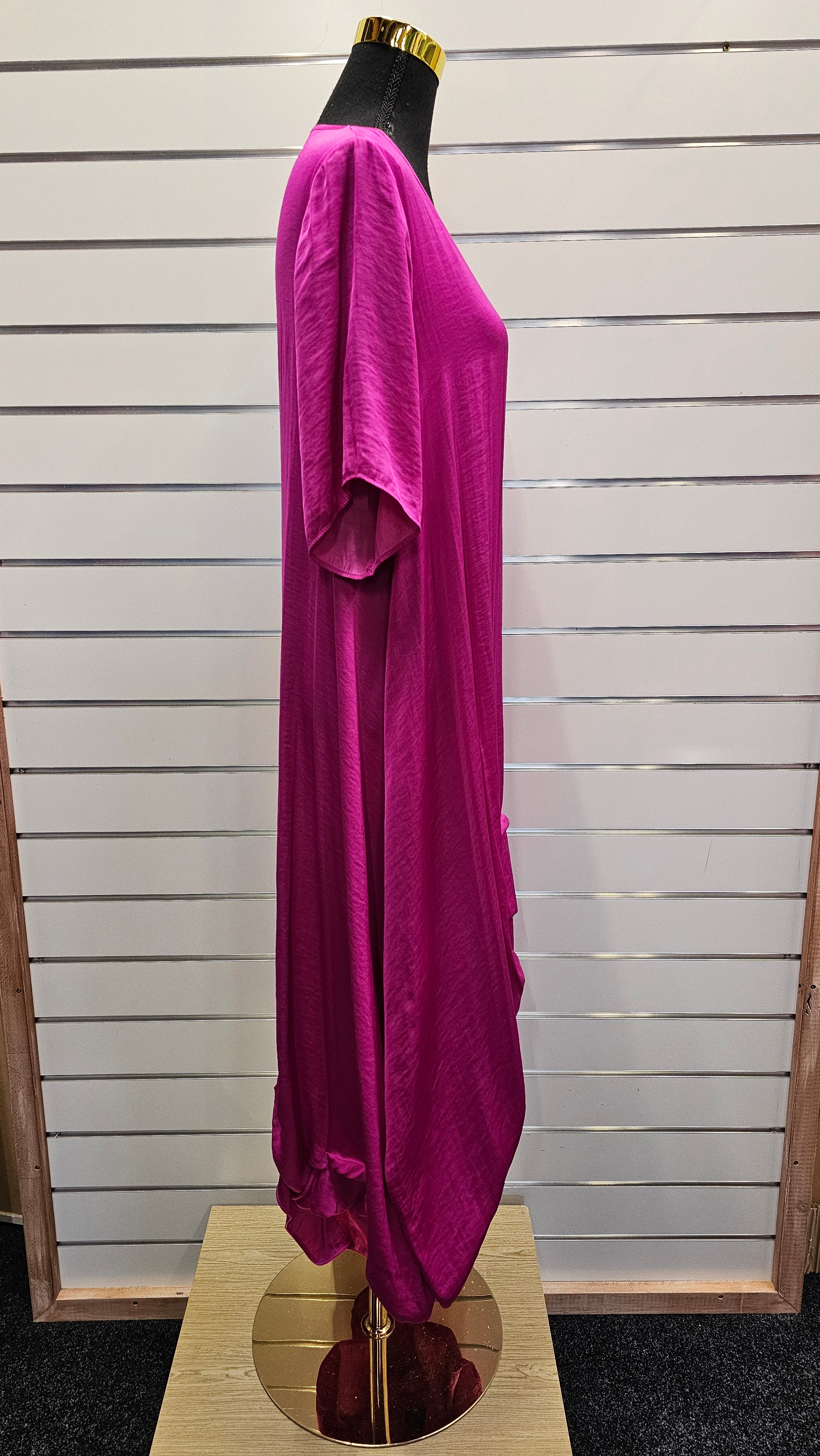 Taking Shape Magenta Dress - 14 image 1