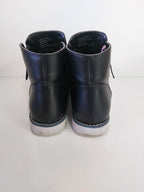 Sakura Black Pleather Zip Up Boots - 11 image 2