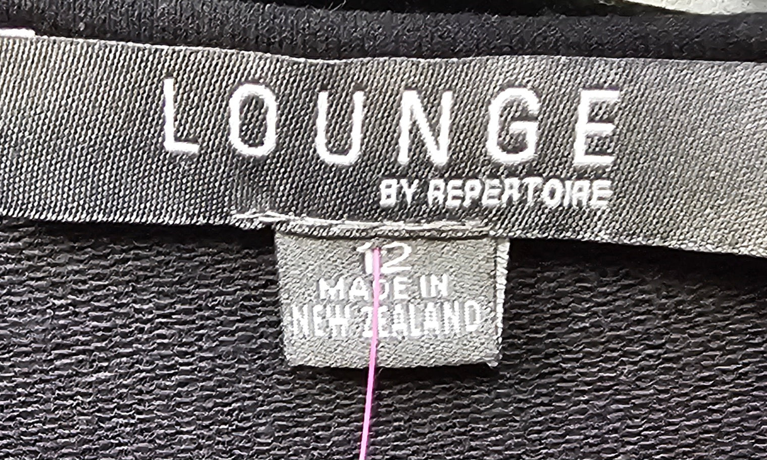 Lounge 3/4 Sleeve Black Top Cotton And Viscose Blend - 12 image 3