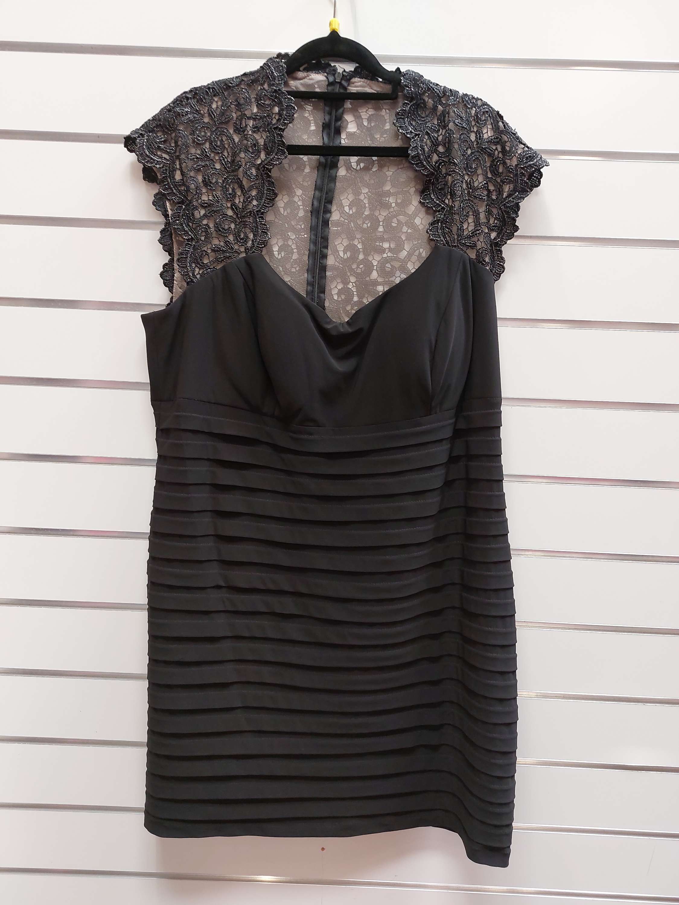 Xscape Black Lace Dress - 16 image 0