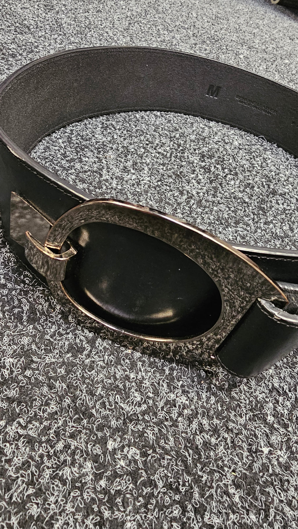 Paula Ryan Black Leather Belt - M image 2