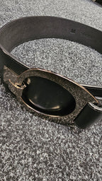 Paula Ryan Black Leather Belt - M image 2