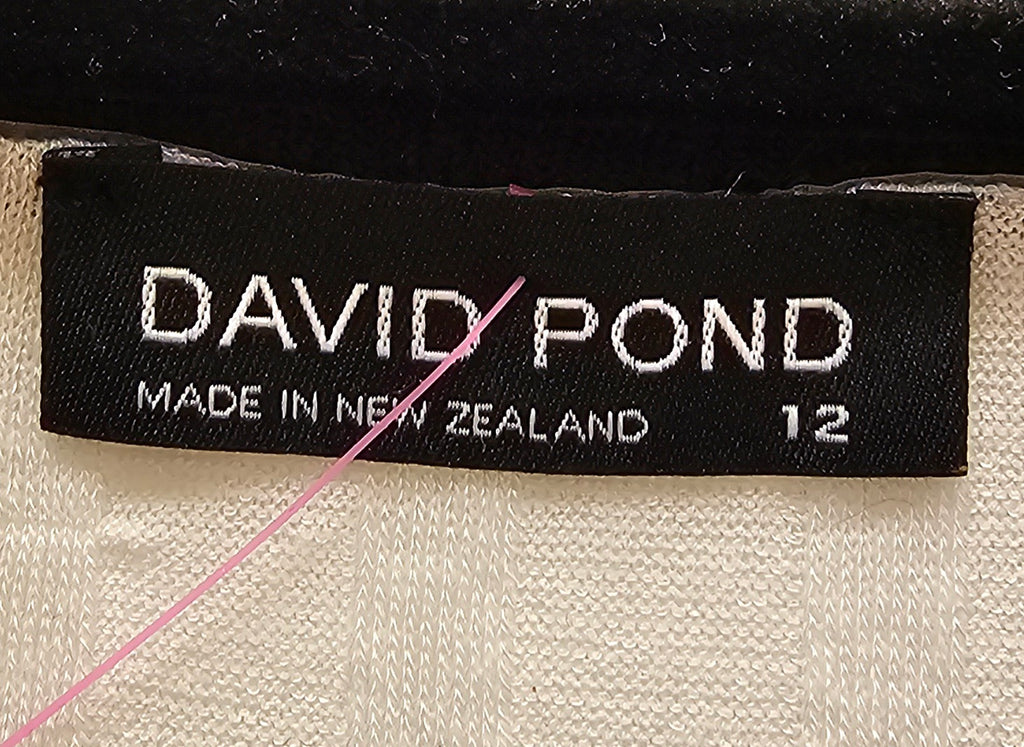 David Pond Black And White Cardigan Viscose Blend - 12 image 3