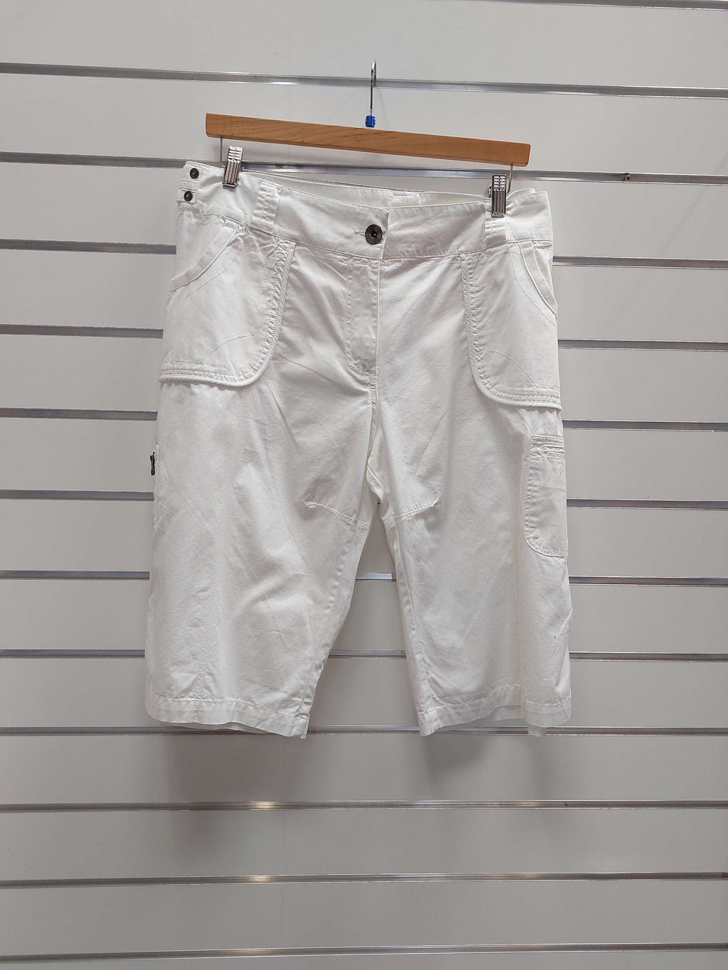 Maya 3/4 white cotton pants - 18 image 0