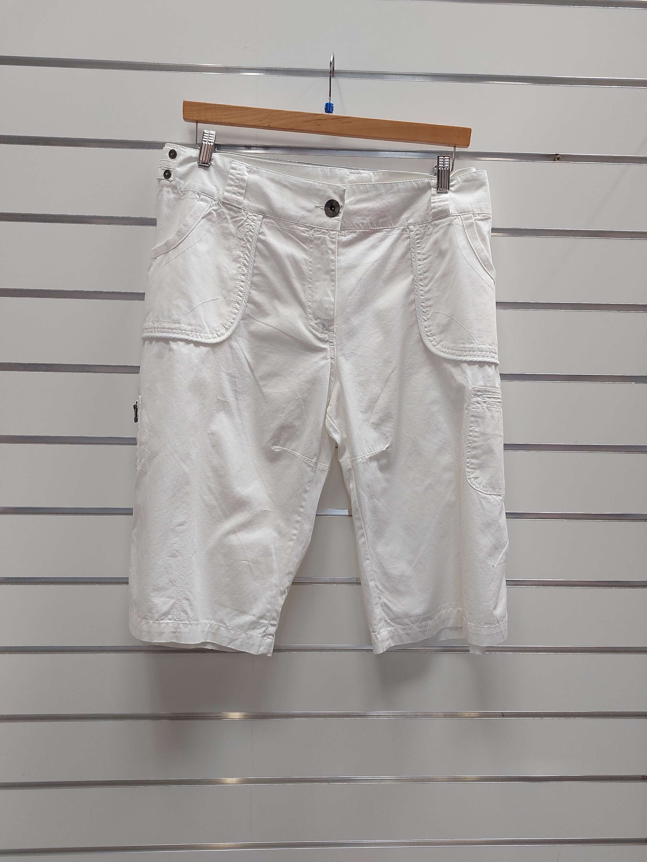 Maya 3/4 white cotton pants - 18 image 0