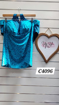 Genvieve Turquoise Swim Suit 2 Piece - 22