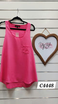 Redberry Hot Pink Singlet - S