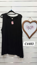 Beme Tunic Top Black - M