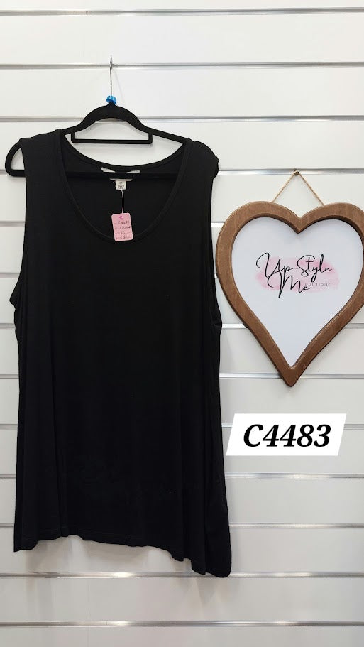 Beme Tunic Top Black - M