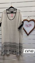 Tantrum Cream/Black Dress - 16