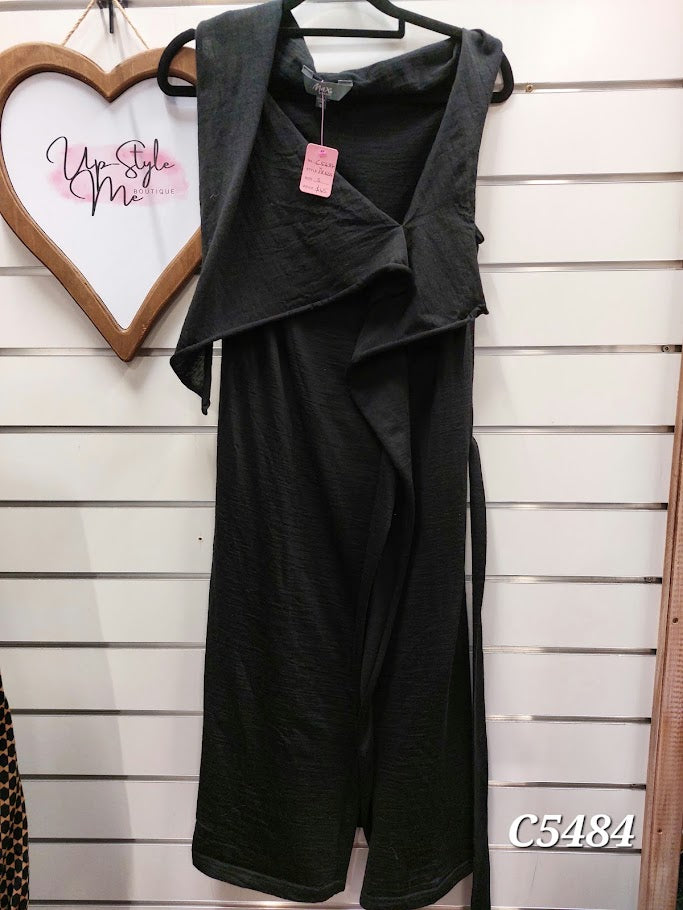 Max Black Sleeveless Dress - S