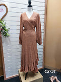 Curves By Leonie Animal Wrap Dress -20