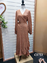 Curves By Leonie Animal Wrap Dress -20
