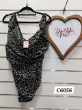 Sara Black/Cream Swimsuit - 18
