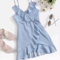 Shein Blue Strap Dress - M