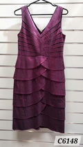 Harlow Purple Shiny Dress - 10