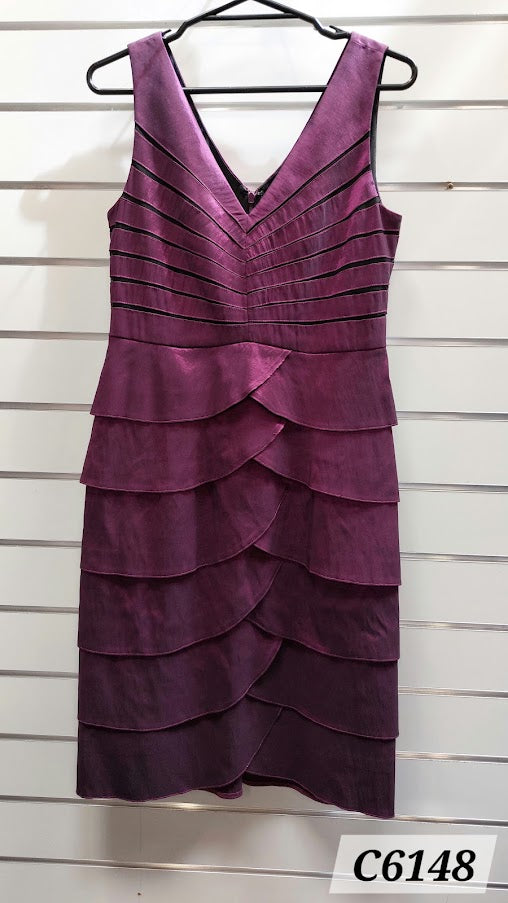 Harlow Purple Shiny Dress - 10
