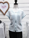 Picadilly Blouse Light Blue - L