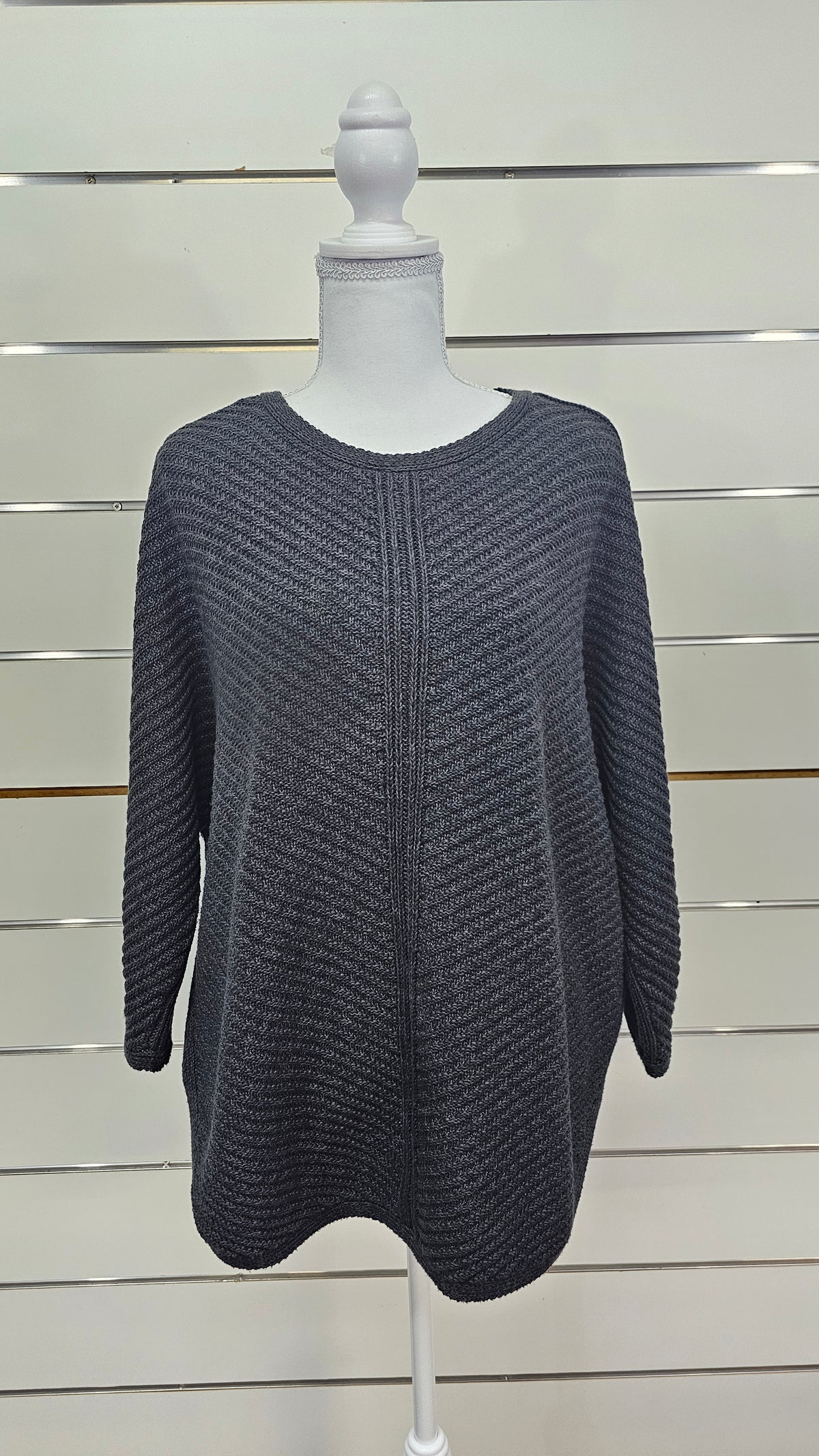 Zest Dark Grey Cotton Jersey L