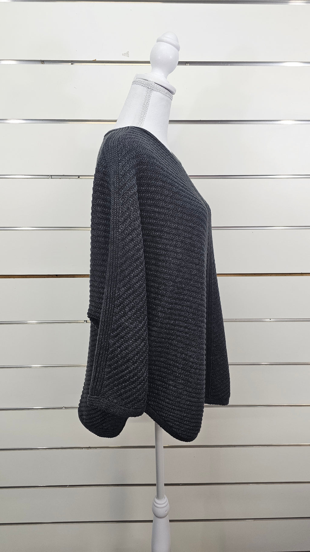 Zest Dark Grey Cotton Jersey L