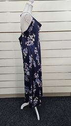 Pagani Navy Floral Strappy Maxi Dress - 18