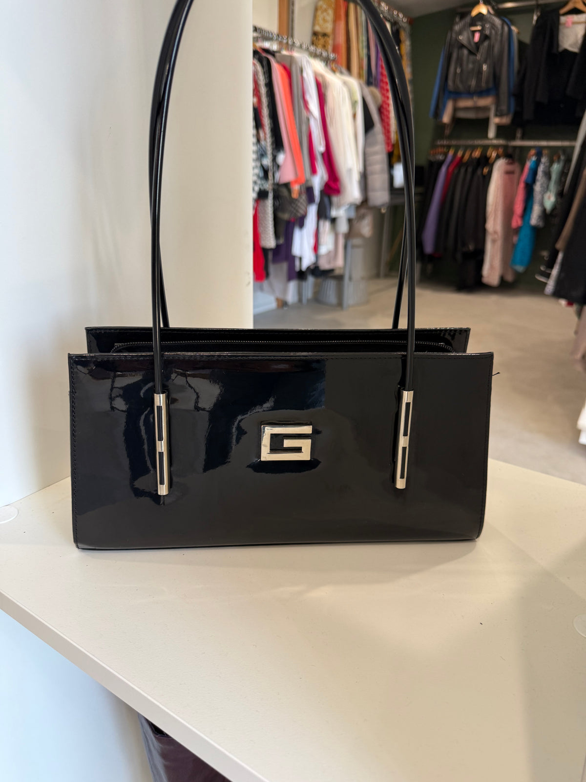 Guess Black Pleather Handbag