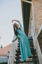 Spell 3/4 Sleeve Dress, Cotton, And Linen Blend - M