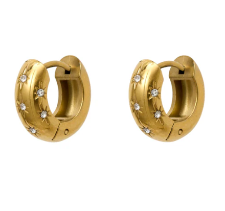 Super Nova Earrings - Gold