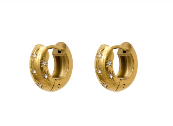 Super Nova Earrings - Gold