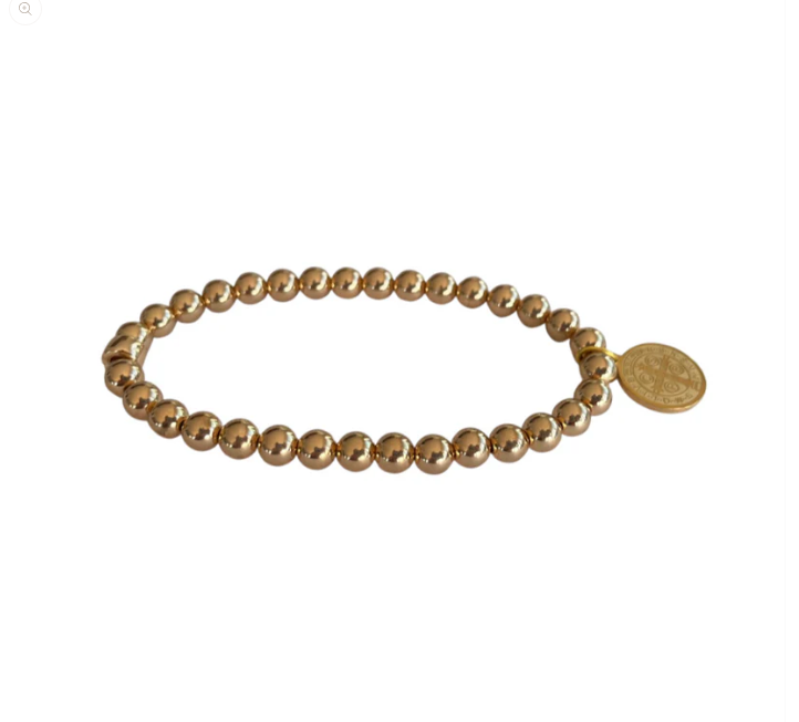 Beaded Bracelet - Luxe Gold