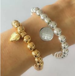 Beaded Bracelet - Luxe Gold