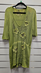 Verge Knitted Short Sleeve Blouse - XL image 0
