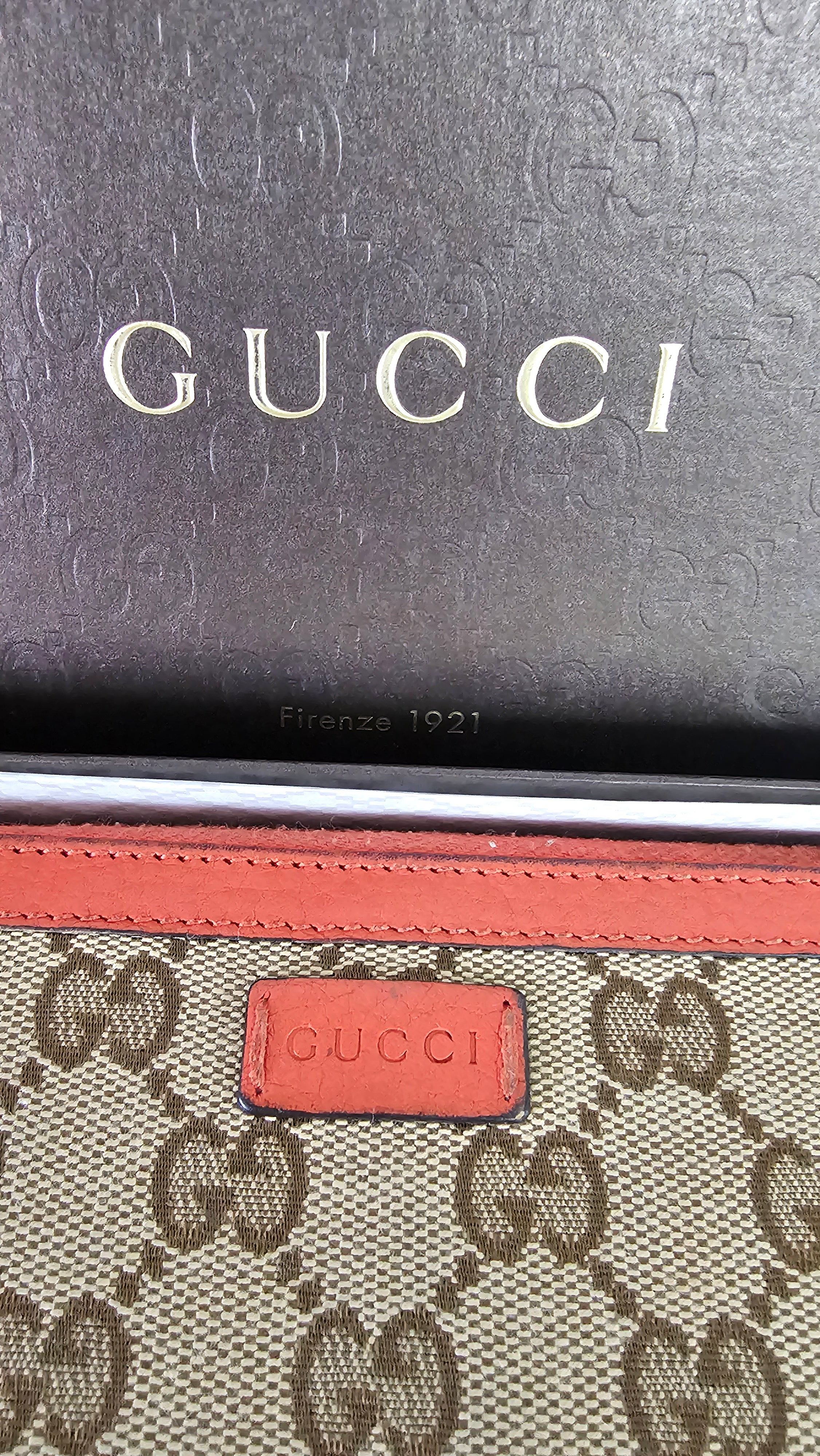 Gucci Brown And Orange Wallet image 2