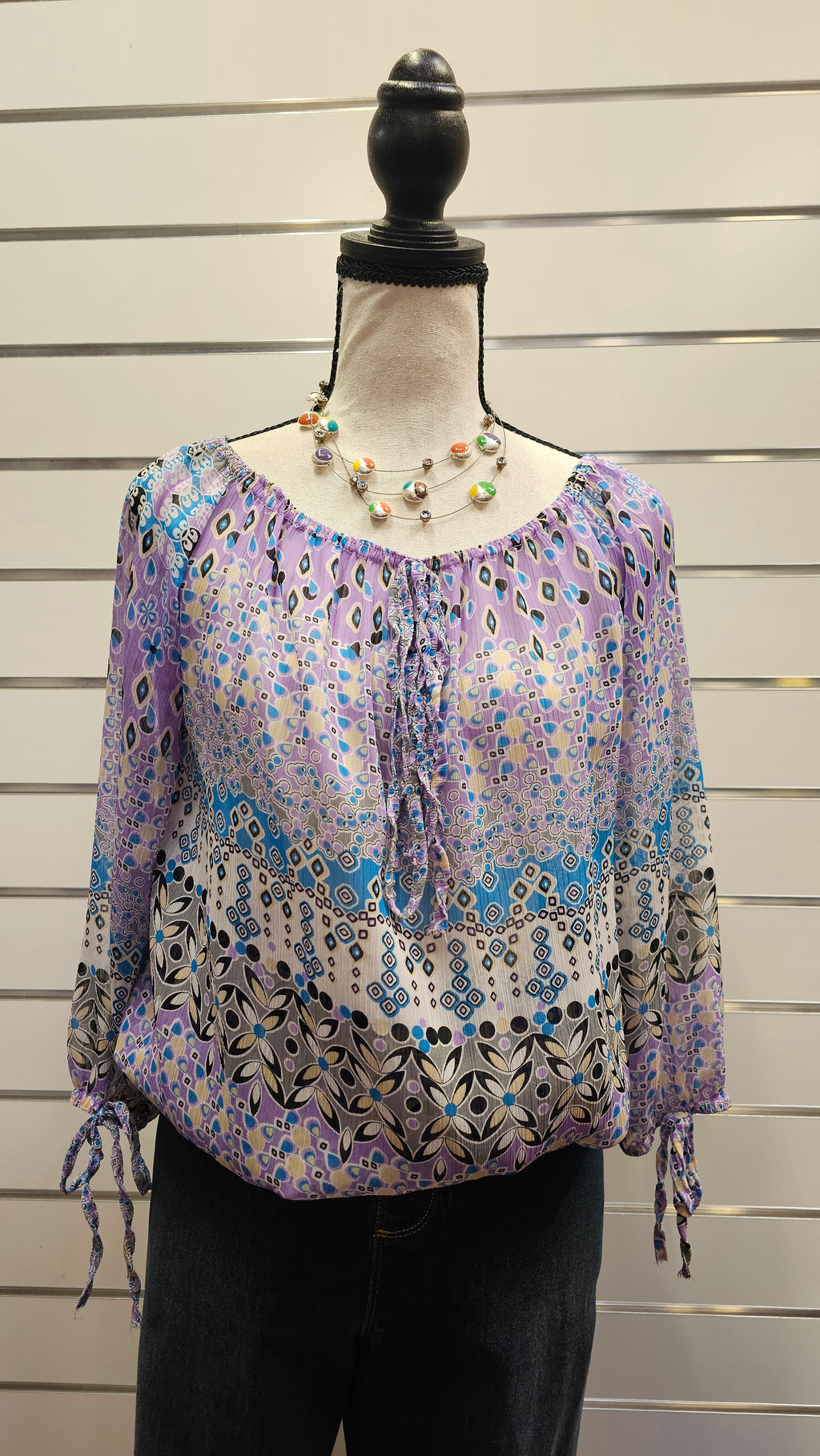 Innovative Purple Blouse - M image 1