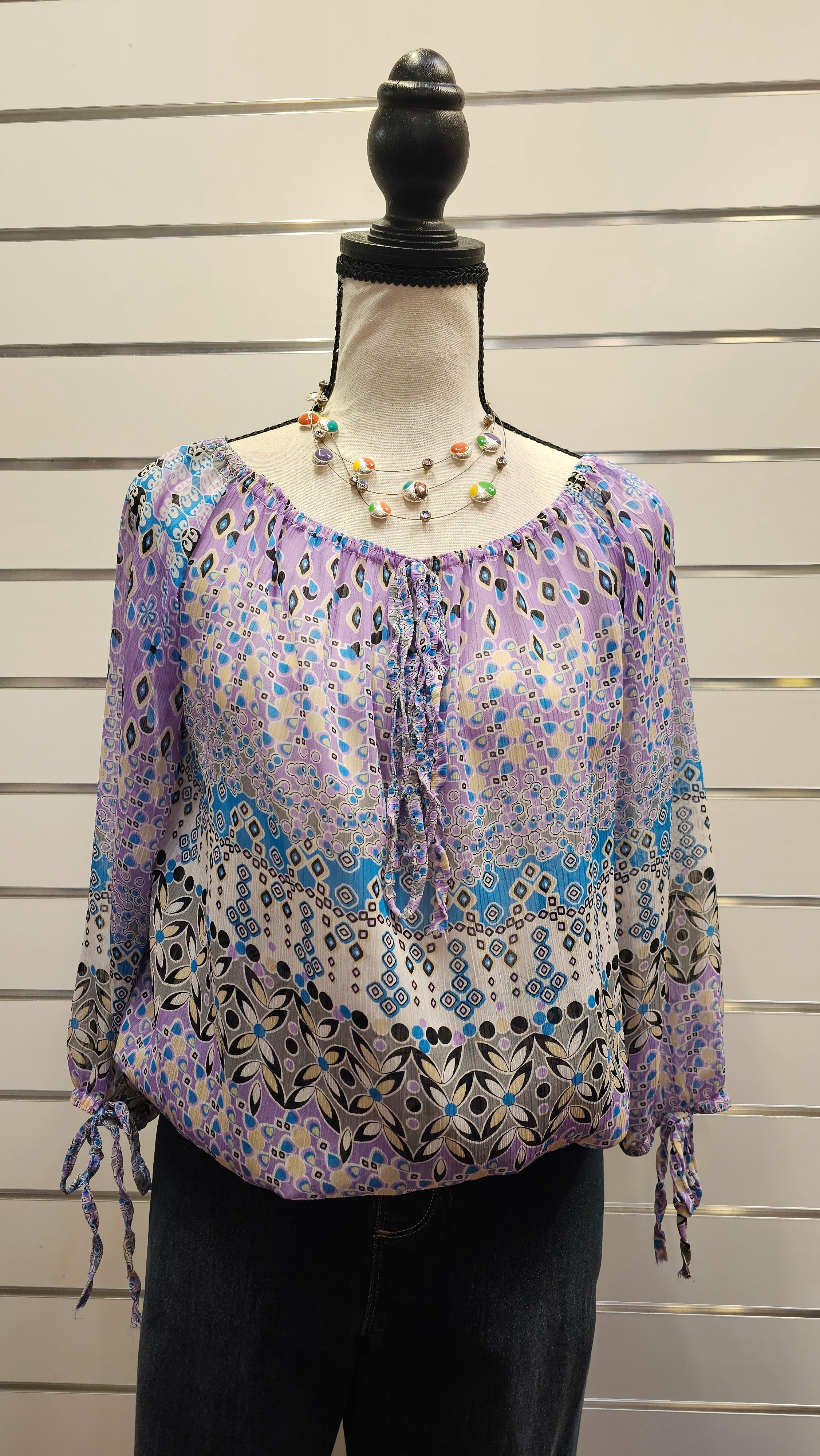 Innovative Purple Blouse - M image 1