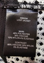 Verge Black And White Jacket - XL image 4