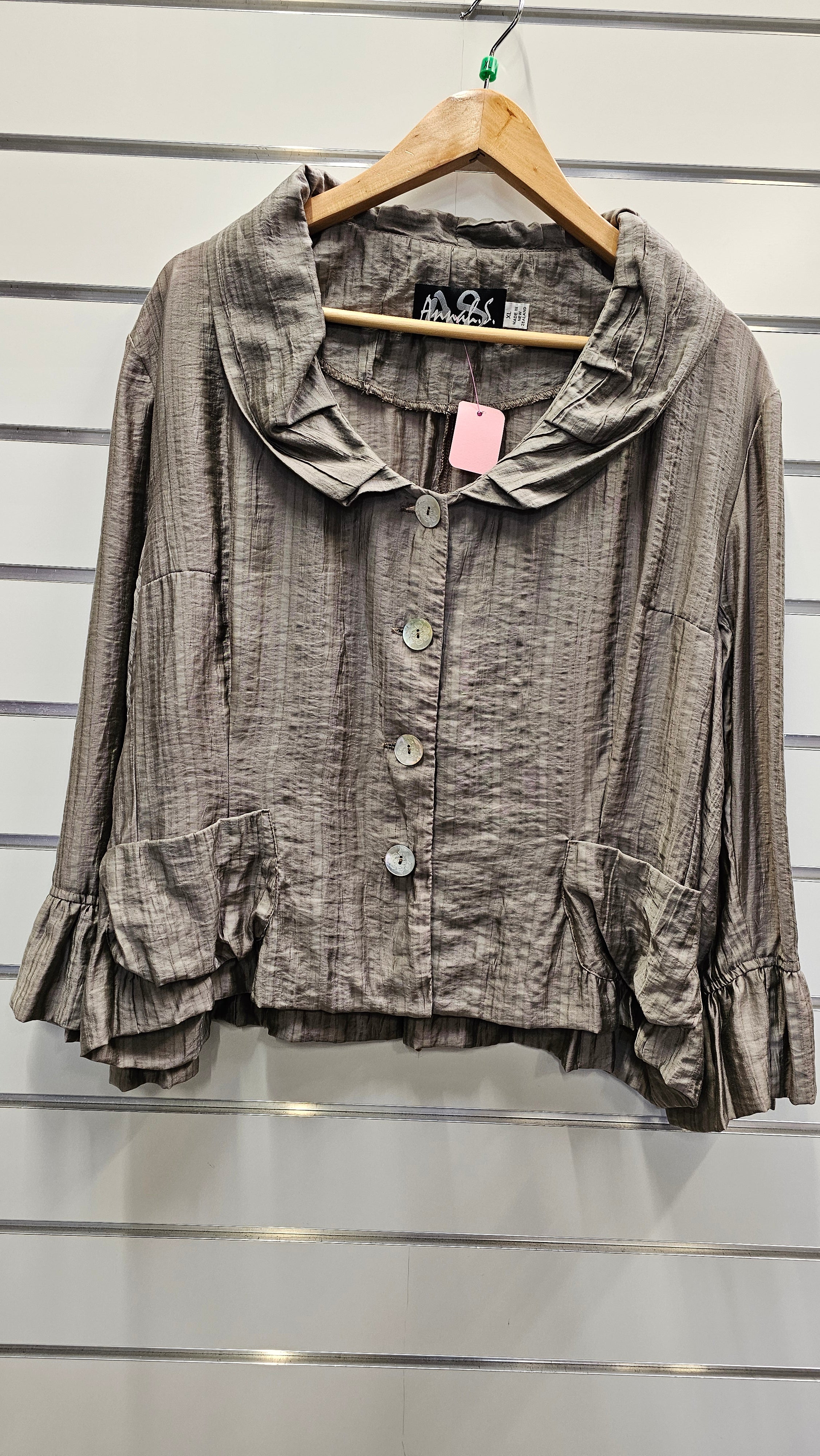 Annah Stretton Khaki Jacket - XL image 0