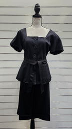 Chlorofile Black Cotton Blend Short Suit - 16 image 0