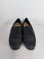 Hispanitas Black Pleather Wedged Slip On Shoe - 40 image 1