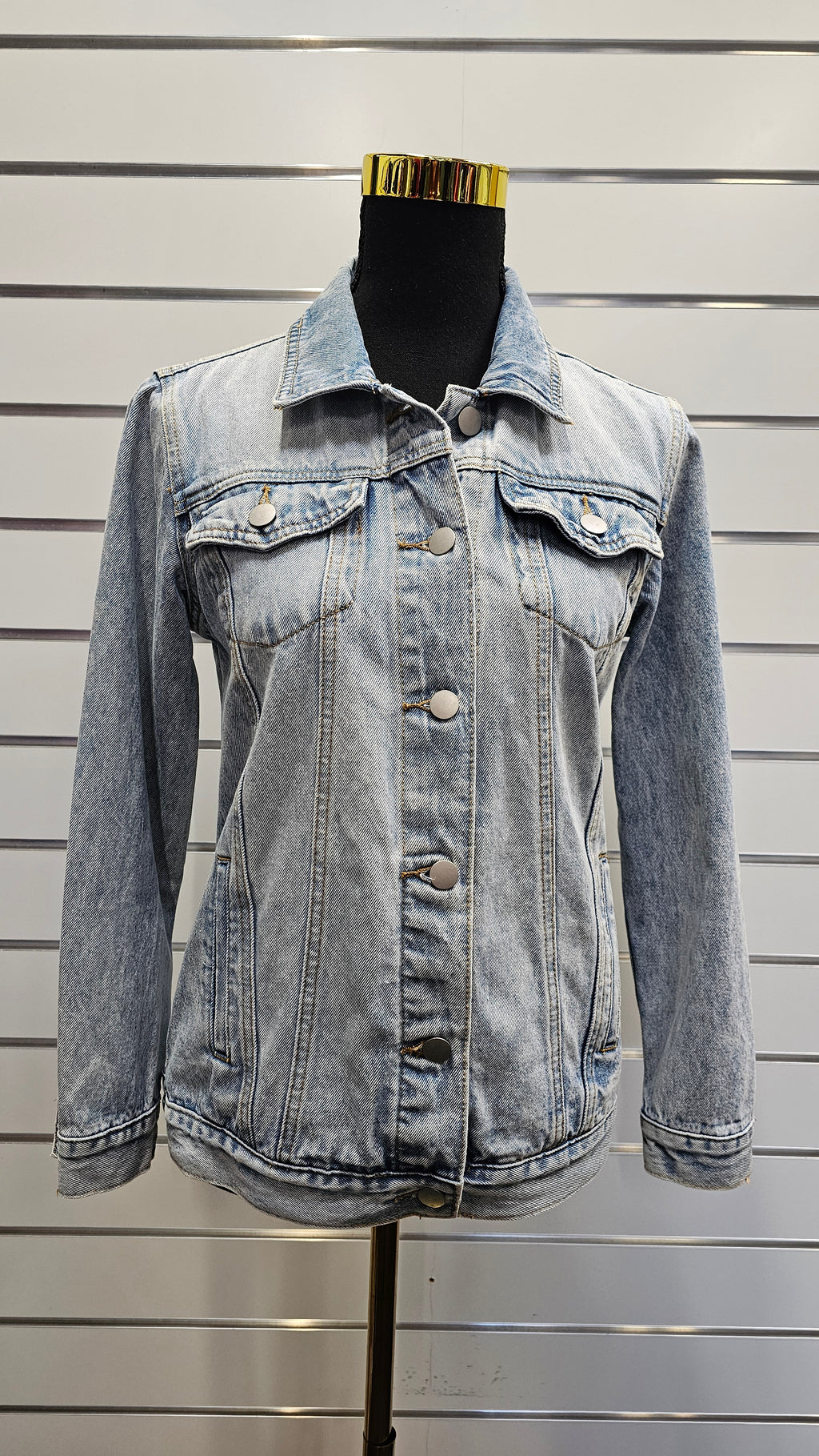 Switch Girls Denim Jacket, Cotton, And Viscose Blend - 12 image 0