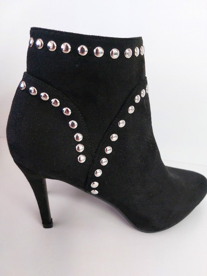 City Chic Black Suede Ankle Boots - 40 image 3