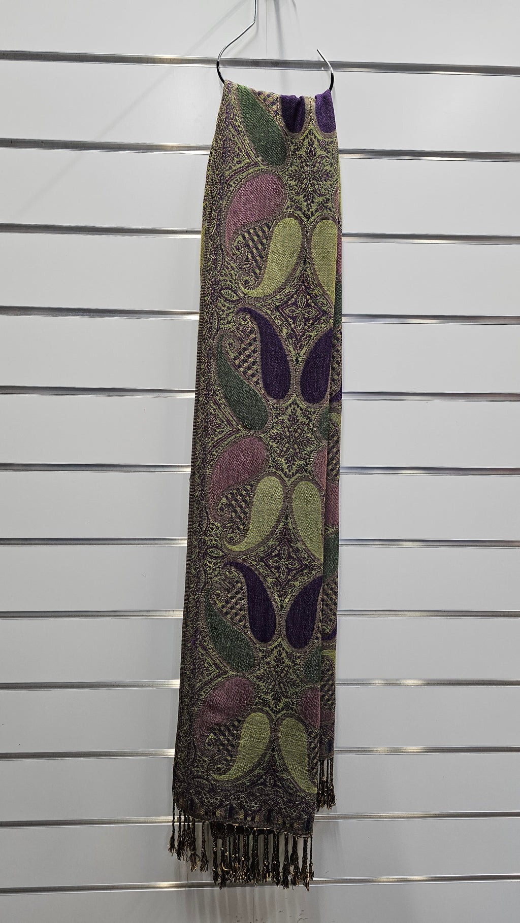 Ruyis Purple And Green Scarf image 0