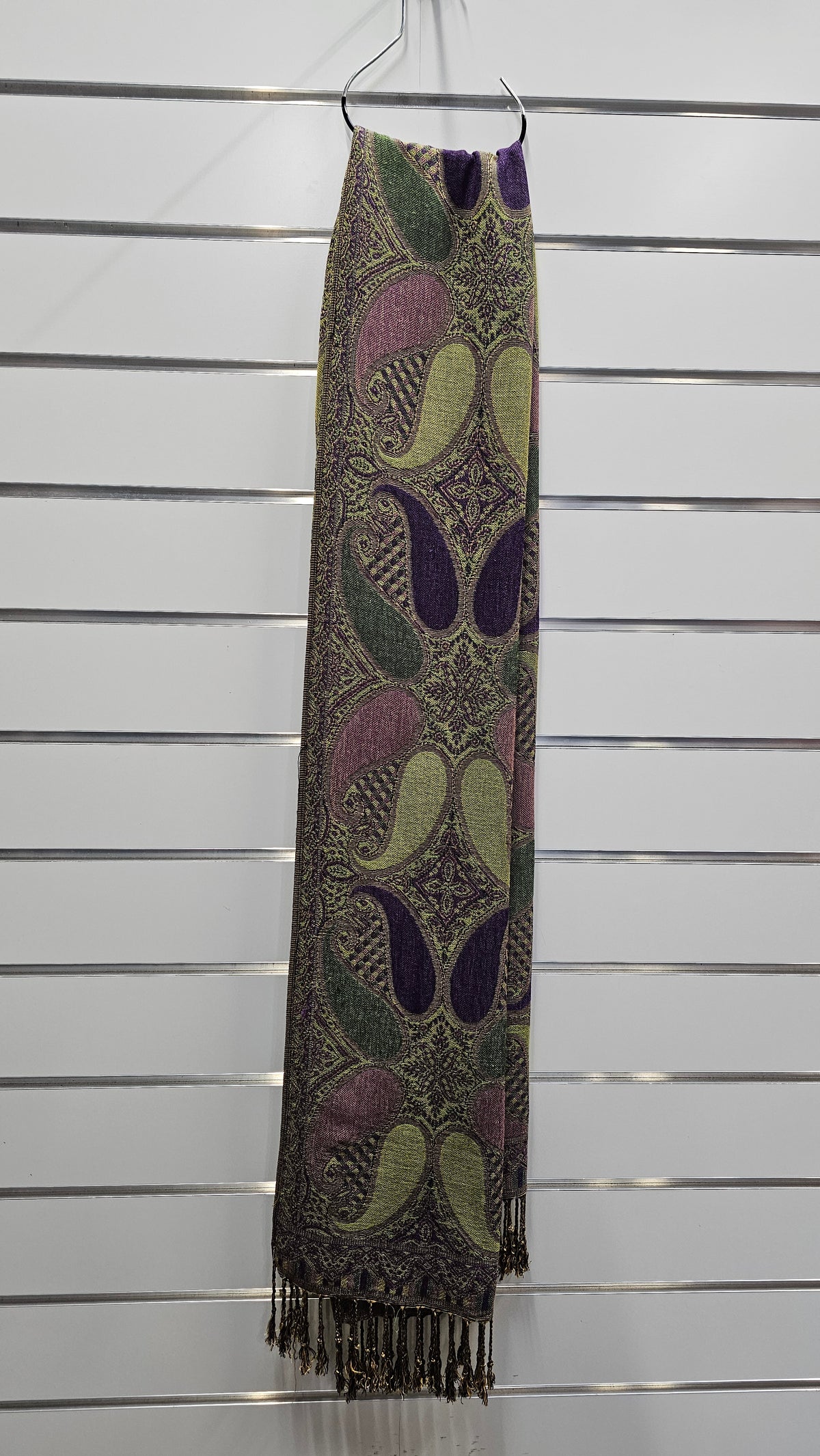 Ruyis Purple And Green Scarf image 0