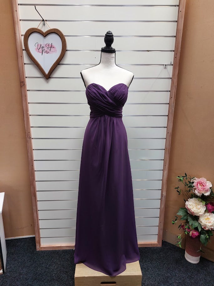 Purple Strapless Gown - 10 image 0