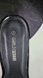 Girl Xpress Black Heels - 7 image 4