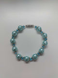 Blue Beaded Bracelet - 18cm image 0