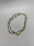 Green Beaded Bracelet - 18cm image 0