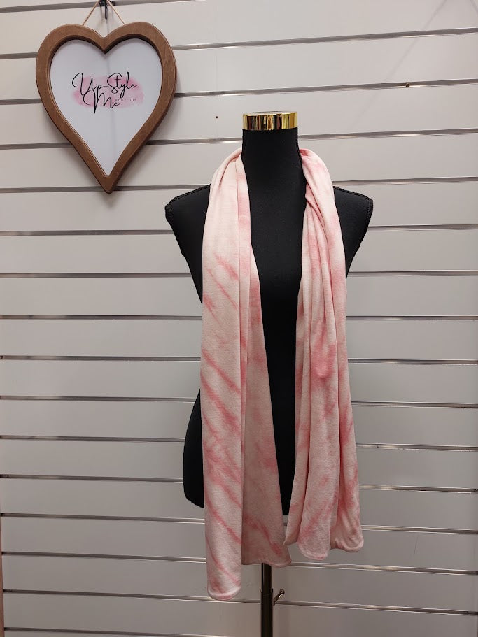 Pink Tie Die Scarf image 1